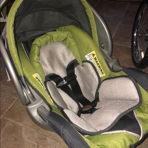 Stroller, car seat & 2 bases